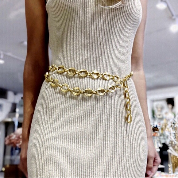 CHANEL Accessories - SOLD Authentic vintage Chanel gold chain belt